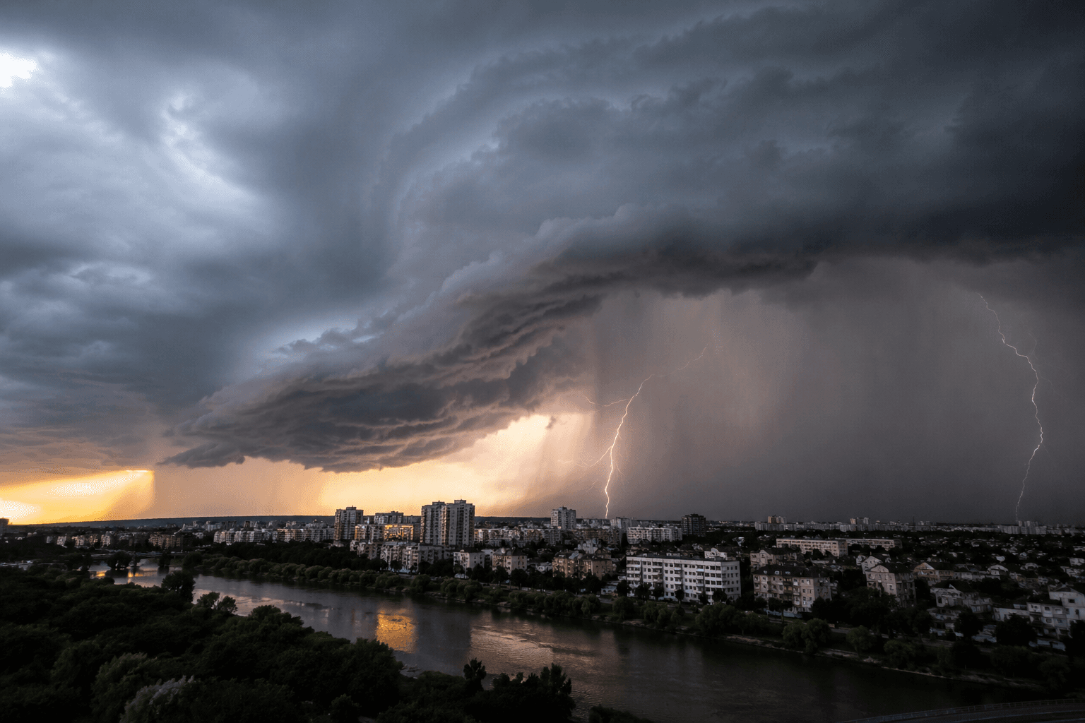 Vin furtunile în România după caniculă! ANM anunță grindină și vijelii în 34 de județe și în București