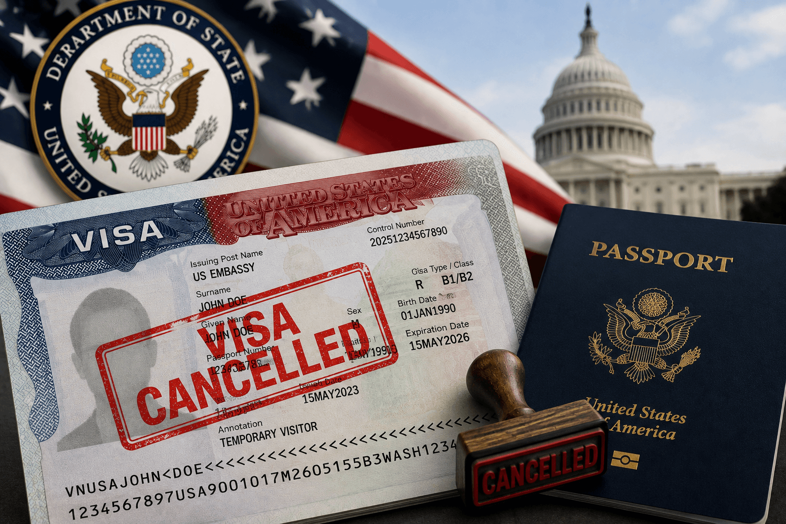 Guvernul american a revocat peste 175.000 de vize în noul mandat al lui Trump: „Intrarea în SUA e un privilegiu, nu un drept”