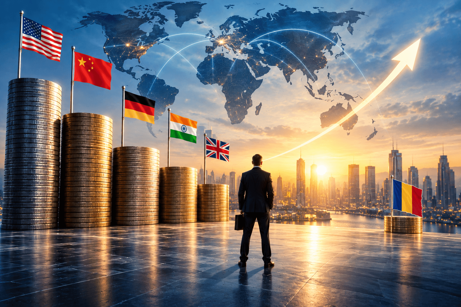 Cum se schimbă economia mondială până în 2030. Unde va fi România în noul clasament al puterilor economice