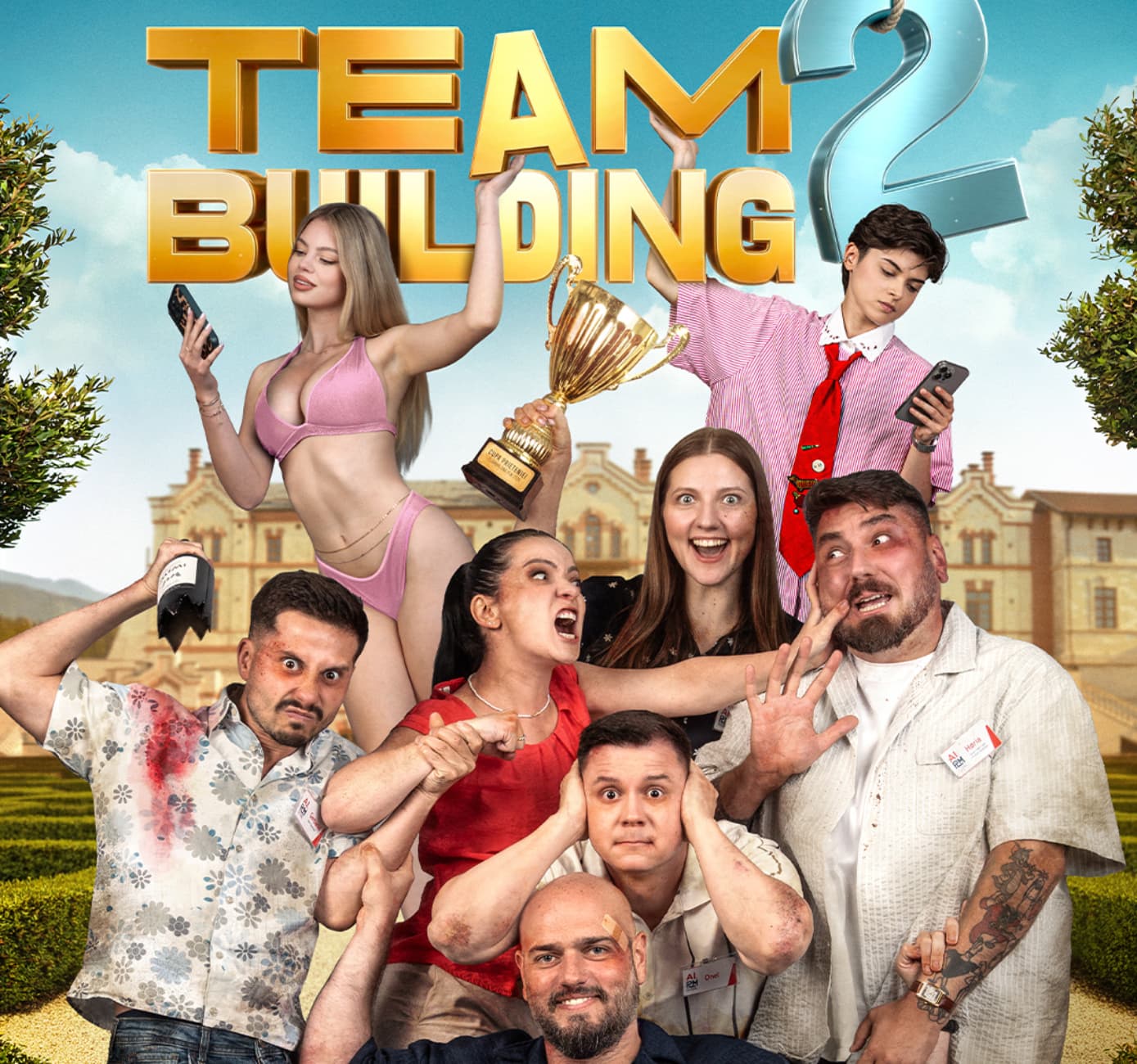 Teambuilding 2 se întoarce în cinematografe. Primul film a adunat peste 1 milion de spectatori și aproape 4,75 milioane de euro