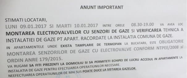 Senzorul de gaze, obligatoriu pentru cei care au geam termopan. Cine refuză, i se taie furnizarea gazelor