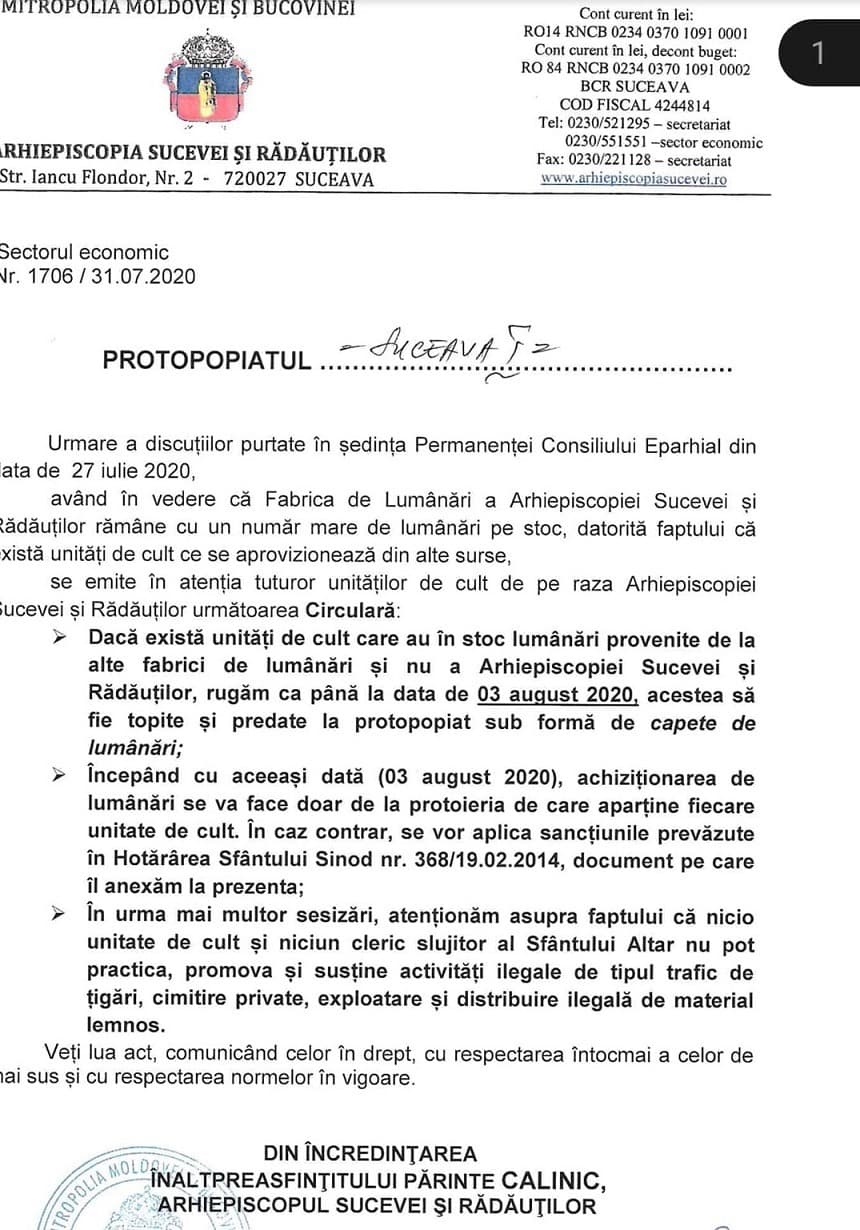 Urmașul lui PIMEN, primele avertismente pentru preoți