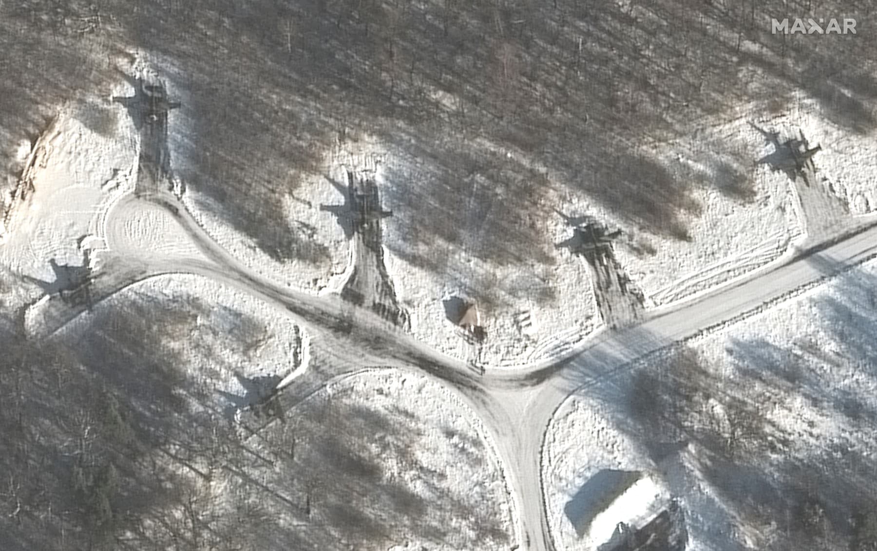 IMAGINILE care arată desfășurarea trupelor și armelor rusești în Belarus la granița cu Ucraina