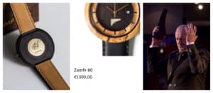 Se va lansa ceasul de lux Gheorghe Zamfir! Aproape 2000 euro costă modelul ”Zamfir 80”, ediție limitată. E din aur cu rubine și abanos