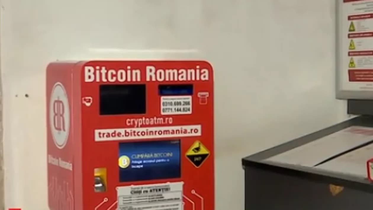 A apărut primul bancomat de criptomonede în România! Unde se află și cum se folosește