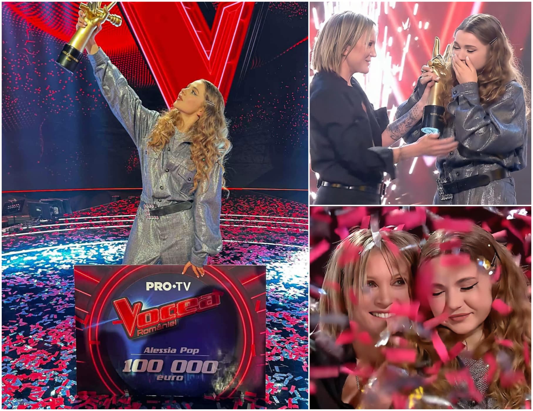 Alessia Pop a câștigat Vocea României 2025 și 100.000 de euro, Marele Premiu. Trofeul, înmânat de faimoasa Patricia Kaas