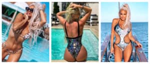 Anda Adam, POZE de zeci de mii aprecieri, în câteva ore. Își promovează afacerea, costumele de baie, creații proprii
