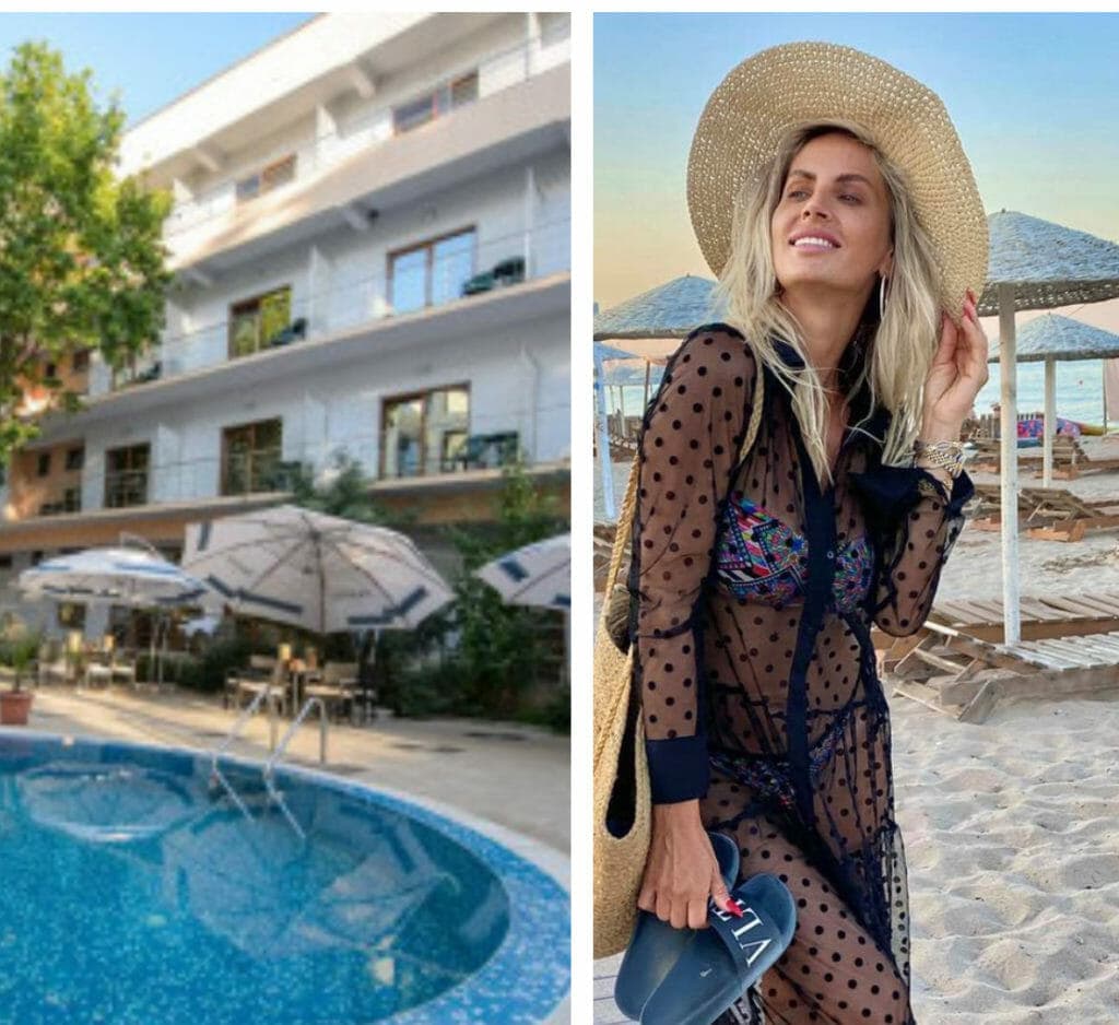 Andreea Bănică își inaugurează încă o dată hotelul de la Eforie Nord! După o investiție de 1,6 milioane de euro, la nici o lună de funcționare, clădirea a fost băgată în reamenajare