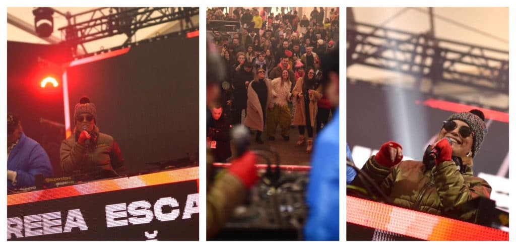 Andreea Esca, DJ la Massif Festival/FOTO! A înlocuit pupitrul știrilor cu cel al vedetelor muzicii electronice