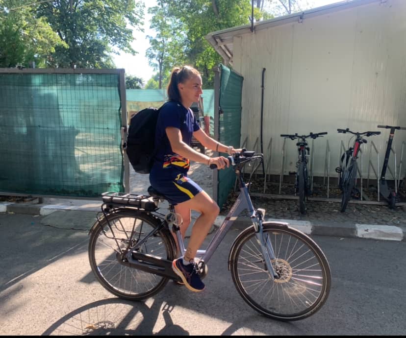 Și-a luat viteză pe bicicletă pentru medalia olimpică!