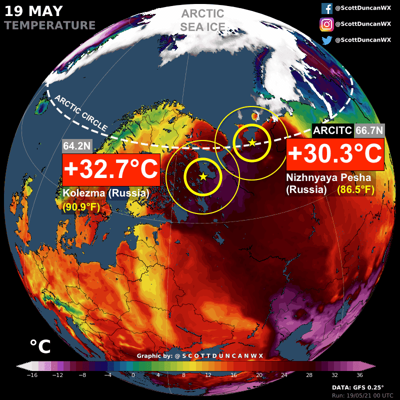 Anomaliile VREMII: În ARCTICA e mai cald decât în toată Europa!