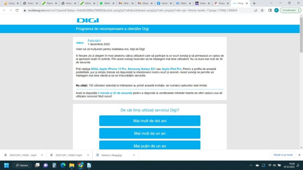 Atenție la noua țeapă care circulă pe internet. Sunteți clienți Digi?