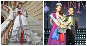 Cea mai scumpă rochie de inspirație tradițională românească a costat 20.000 euro. Are drapel din 10.000 cristale Swarowski