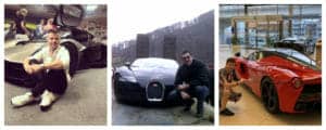 Copiii bogaților României și bolizii lor de sute de mii de euro. Cine conduce bolidul pe care nici milionarii de la noi nu și-l permit