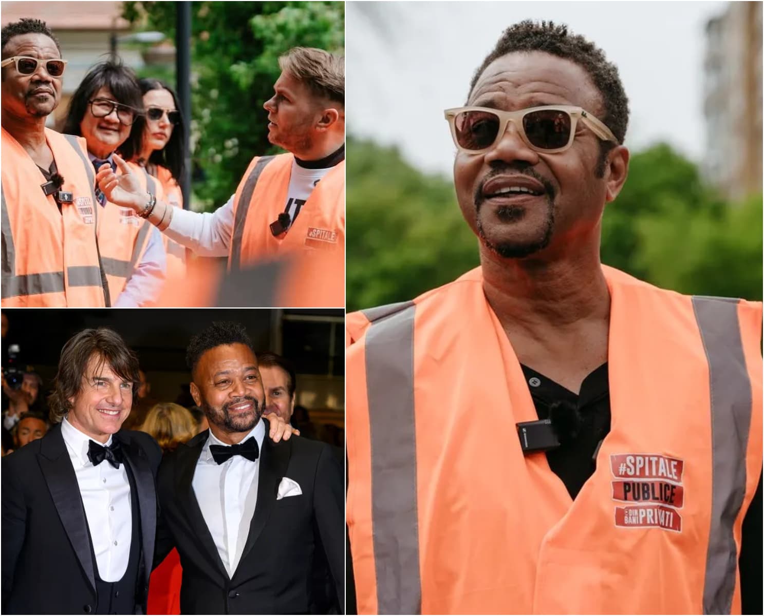 Cuba Gooding Jr. strânge fonduri pentru o clinică de psihiatrie pediatrică în București. Actorul de Oscar a vizitat șantierul dar și Senatul