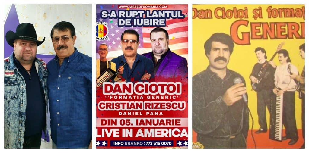 Dan Ciotoi& Generic duc manele de odinioară, din comunismul românesc, în capitalismul american! Vor cânta în patria dolarului ”Banii n-aduc fericirea”!