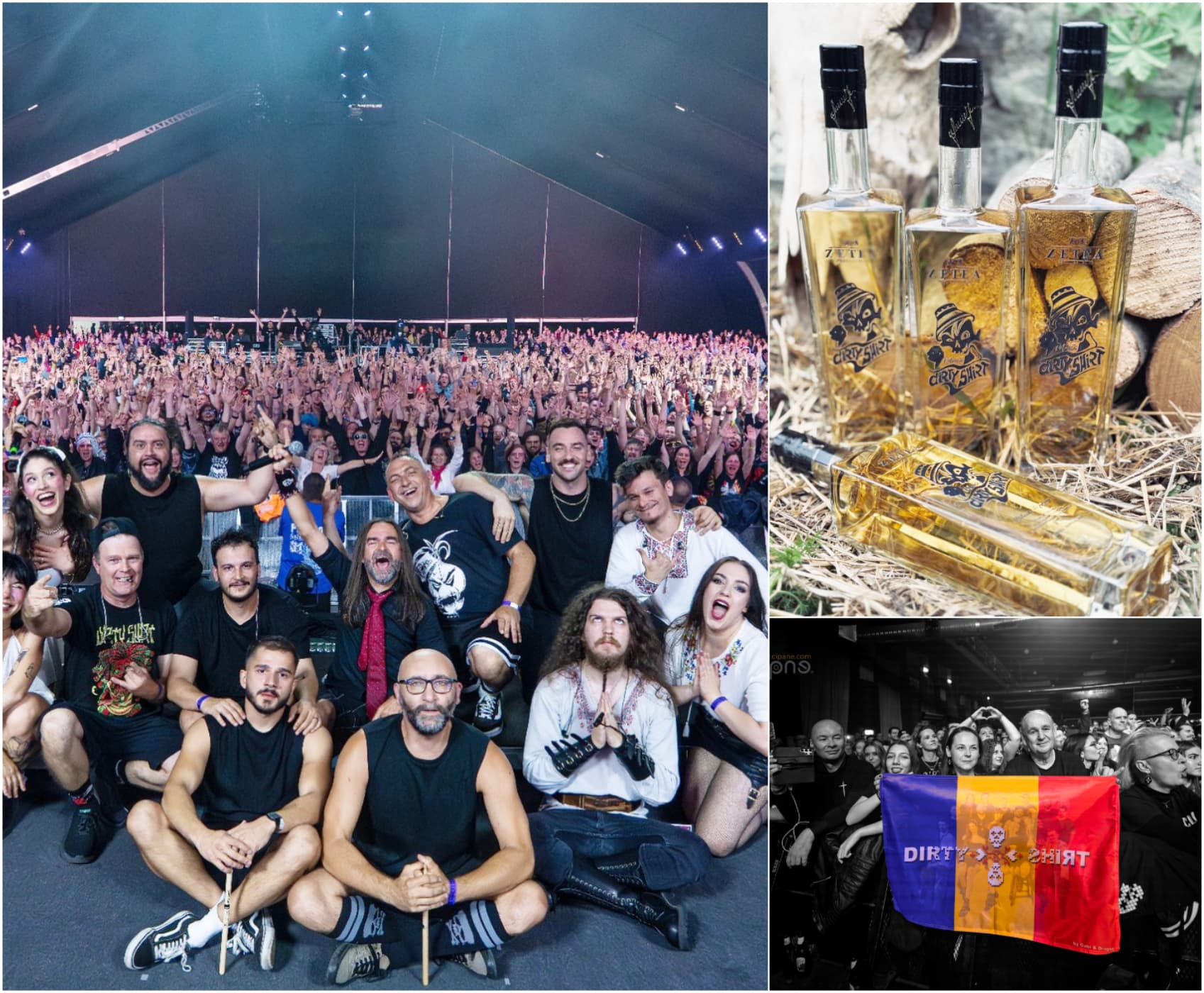 Dirty Shirt, 30 de ani de rock, energie și… pălincă! Cea mai populară trupă rock românească din Europa lansează propria licoare