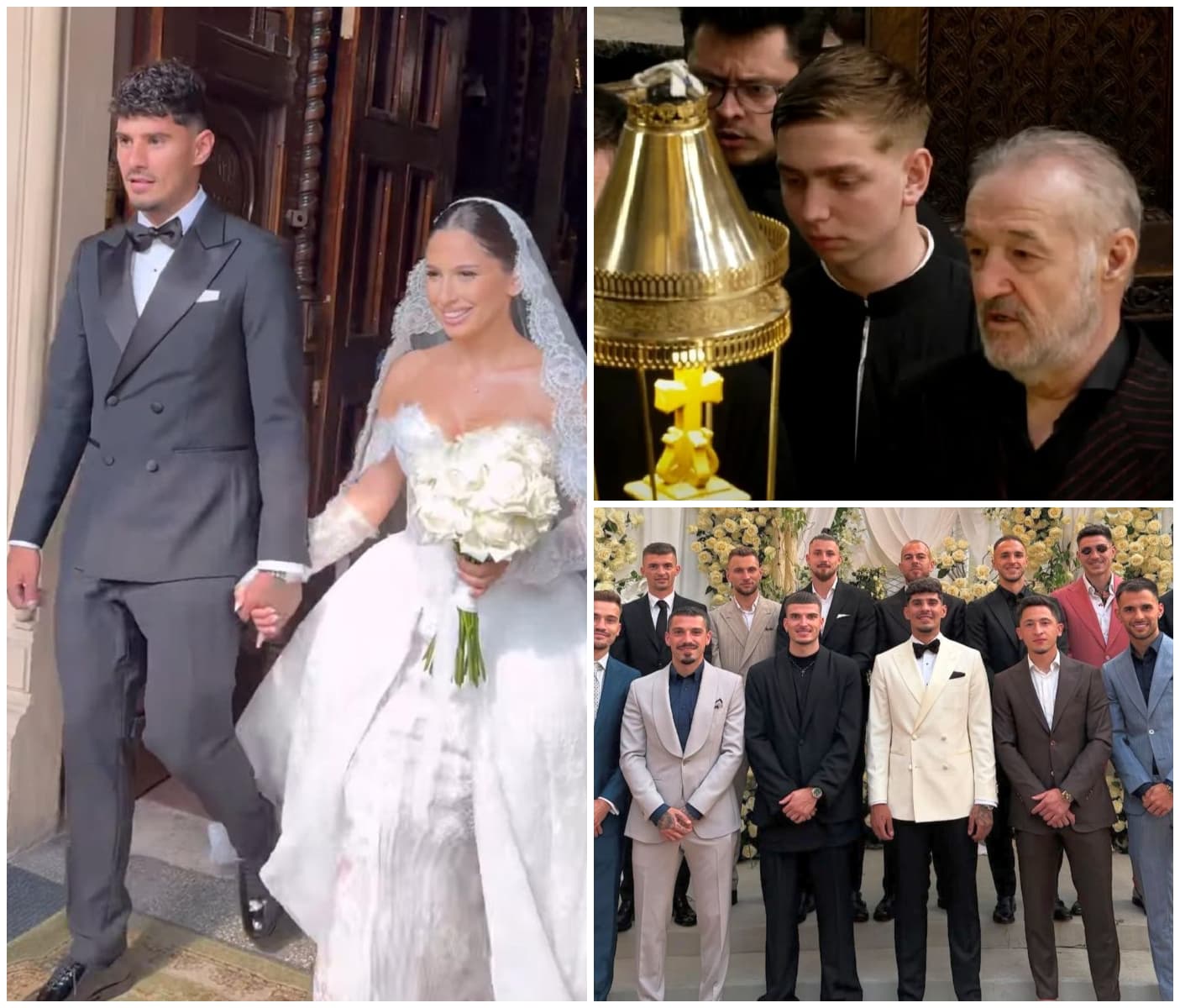 Florinel Coman a spus „DA” în fața lui Dumnezeu /FOTO! L-a avut pe Gigi Becali în strană, printre preoți: „Am venit că mi-a adus 6 milioane de euro!”