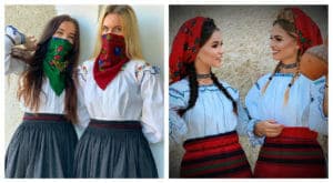 Cea mai originală apariție în grădina muzicii! Ele sunt gemenele folclorului nostru, Suzana și Daciana