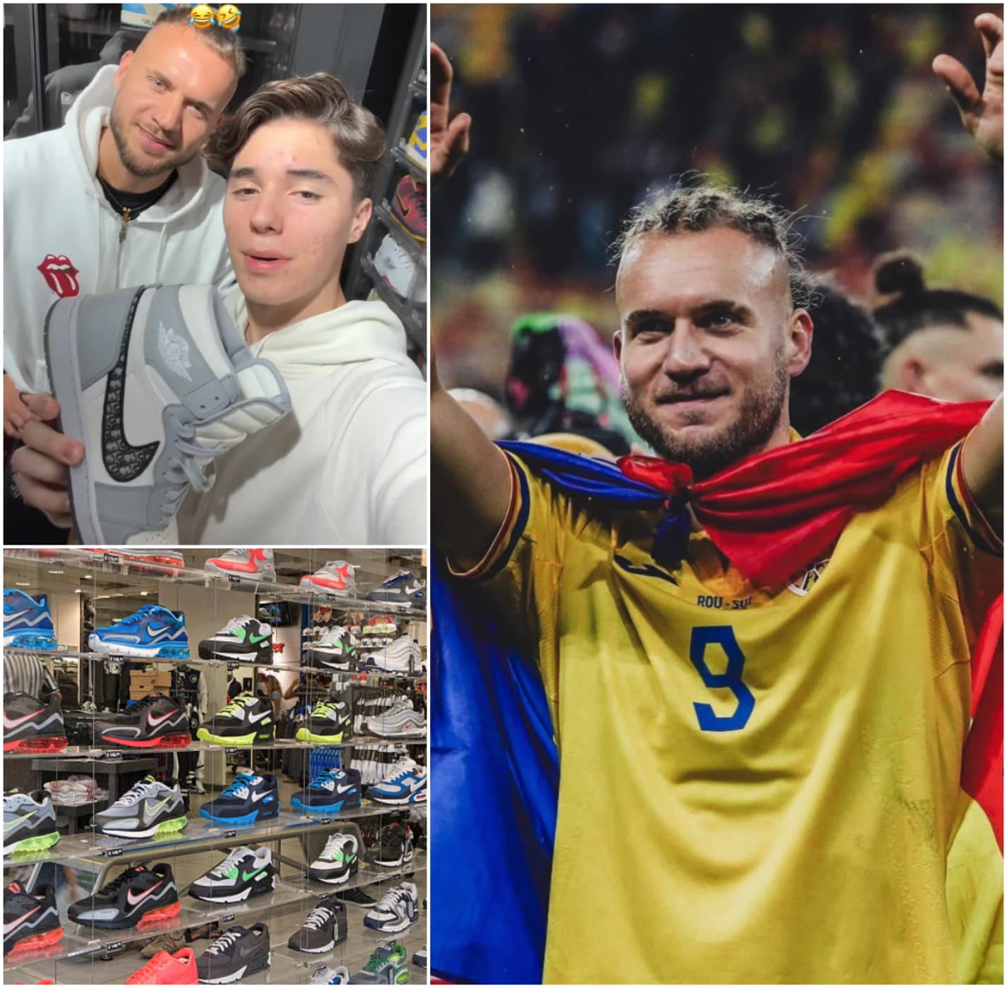 George Pușcaș a ”spart” 10.000 de euro pe o pereche de ”bascheți”. Shopping în plină ”criză sportivă”