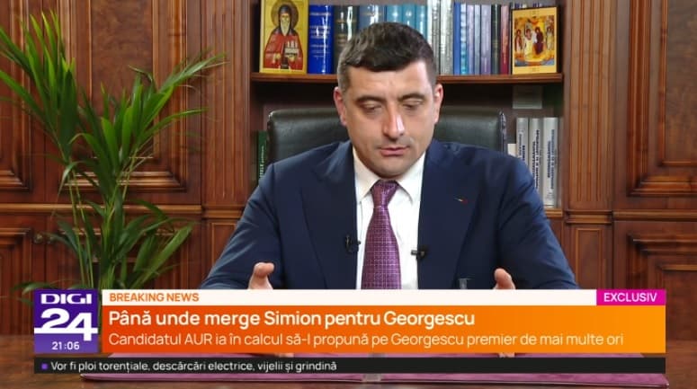 George Simion nu exclude demisia pentru a-l instala pe Călin Georgescu: „Toate scenariile sunt pe masă”