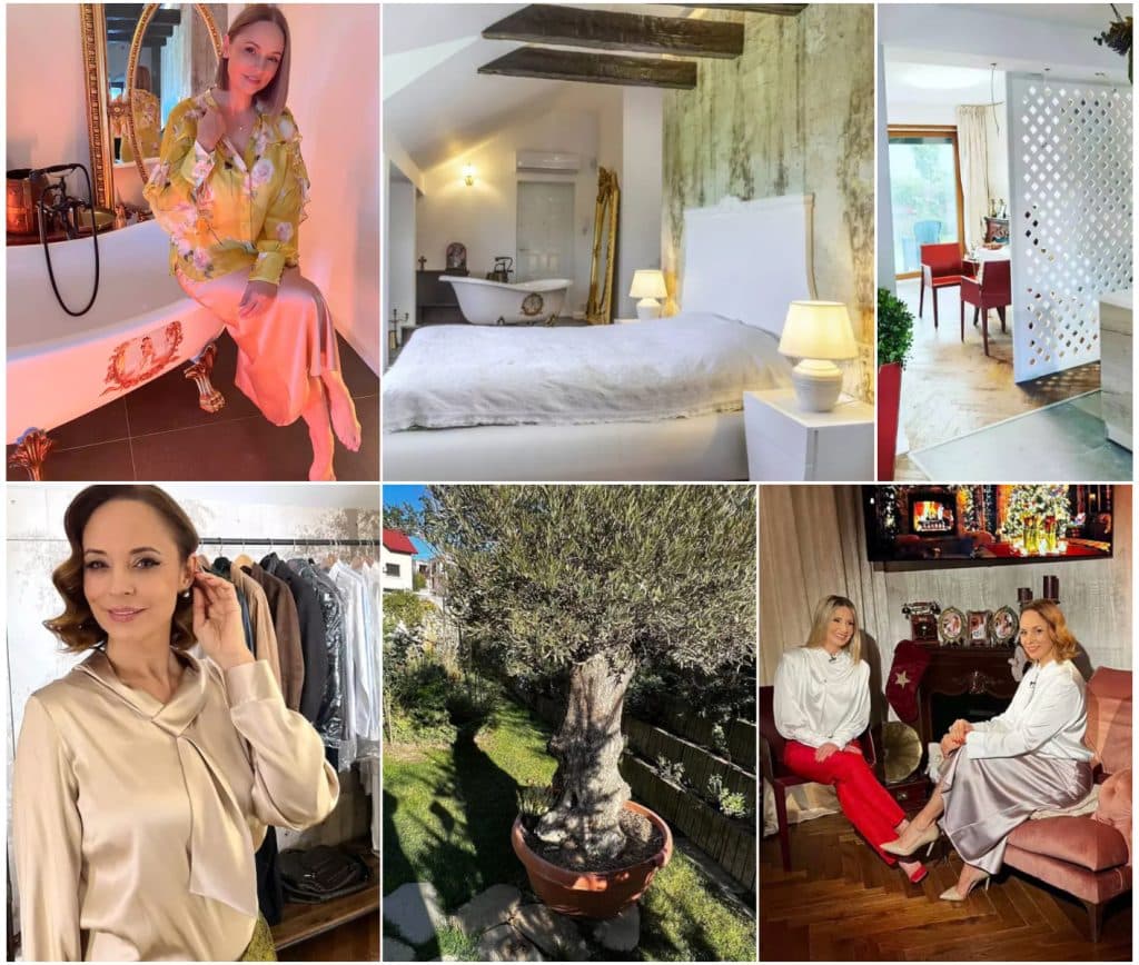 Imagini din vila Andreea Marin. ”Surprize, surprize”, vedeta are cada în dormitor! /FOTO