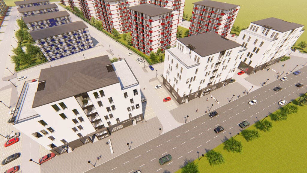 Importanta locatiei unei cladiri de birouri. Zone premium cu cladiri noi de birouri