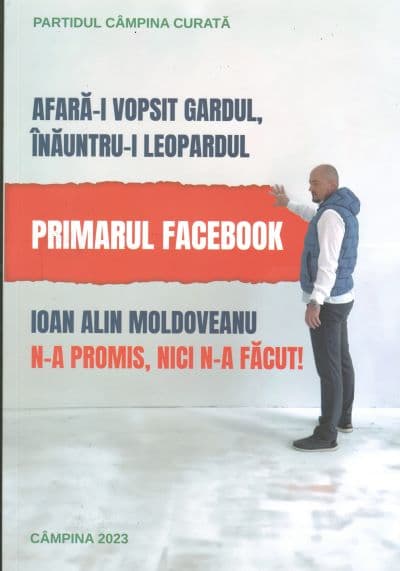 Luptă politică inedită. La Câmpina tocmai s-a lansat o carte cu nerealizările primarului