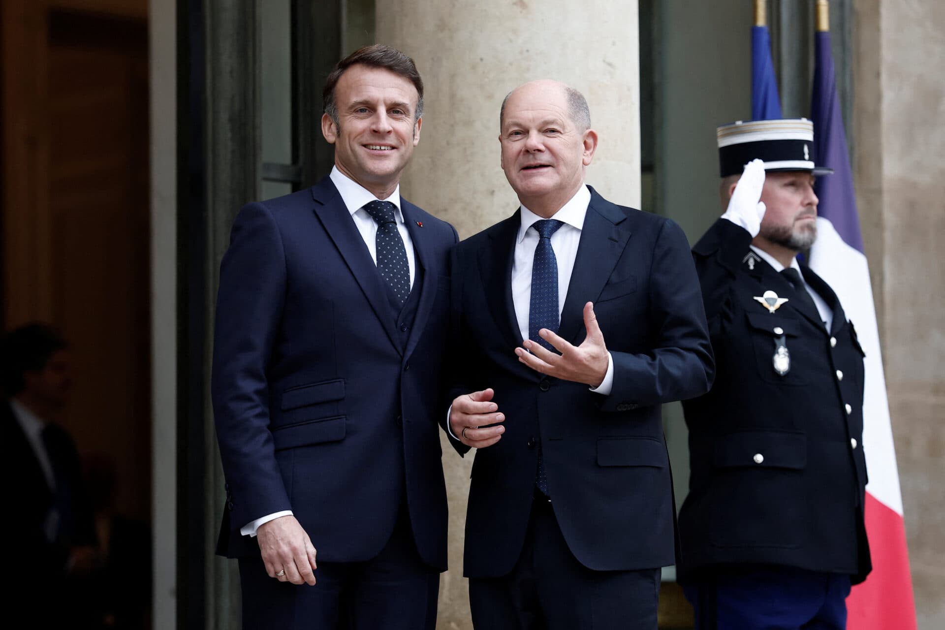 Macron și Scholz, la unison: Europa este puternică în fața amenințărilor lui Trump