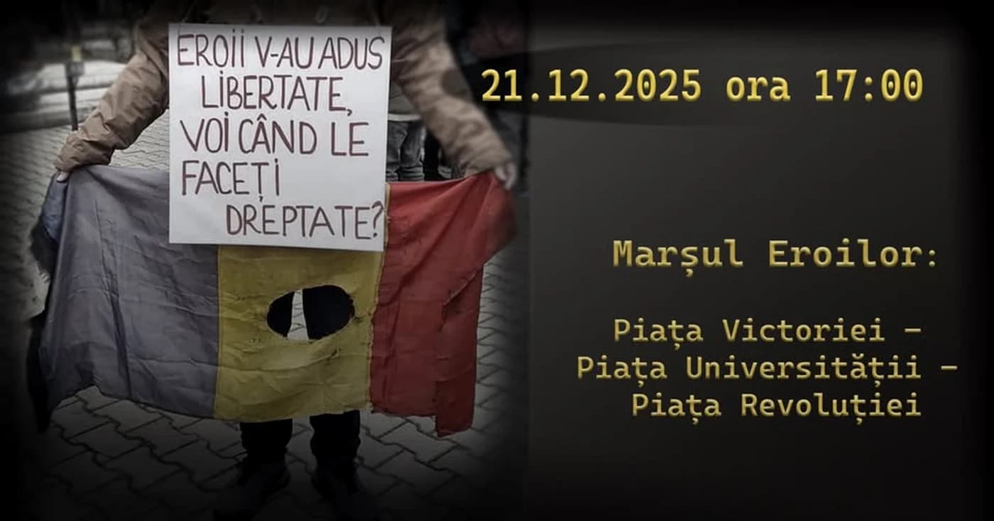 Marş în Capitală, duminică de la ora 17.00: „Morţii nu mai au răbdare”