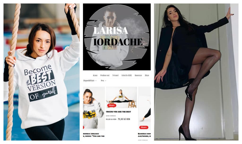 Mica afacere a marii gimnaste Larisa Iordache. Lansează propria colecție de haine de campioană /FOTO