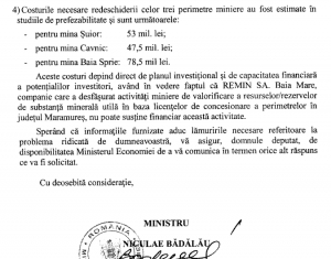 Minele de azi ale lui BĂDĂLĂU: faliment, poluare, contracte suspecte