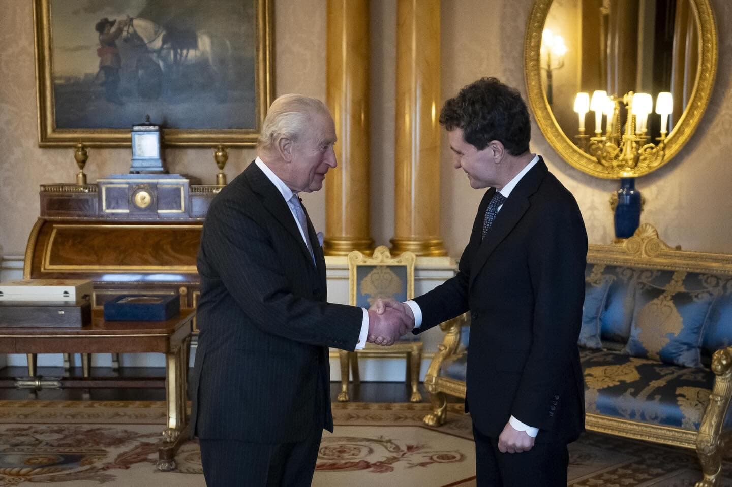 Nicuşor Dan a discutat cu Regele Charles la Palatul Buckingham
