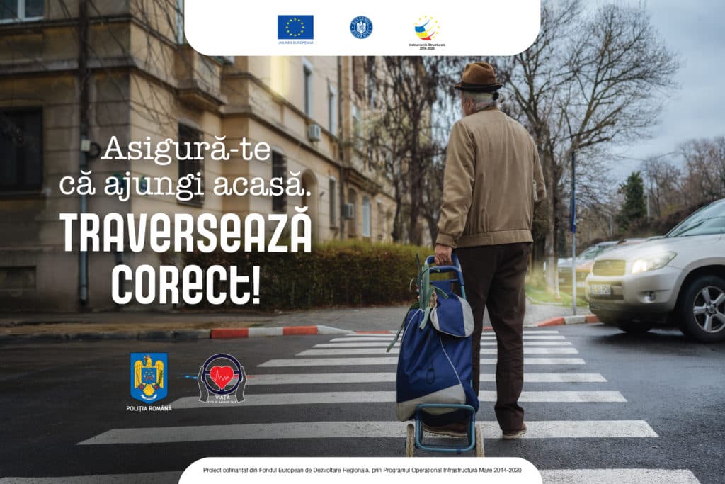 <strong>POLIȚIA ROMÂNĂ LANSEAZĂ O CAMPANIE DE EDUCAȚIE RUTIERĂ ADRESATĂ PERSOANELOR ÎN VÂRSTĂ</strong>