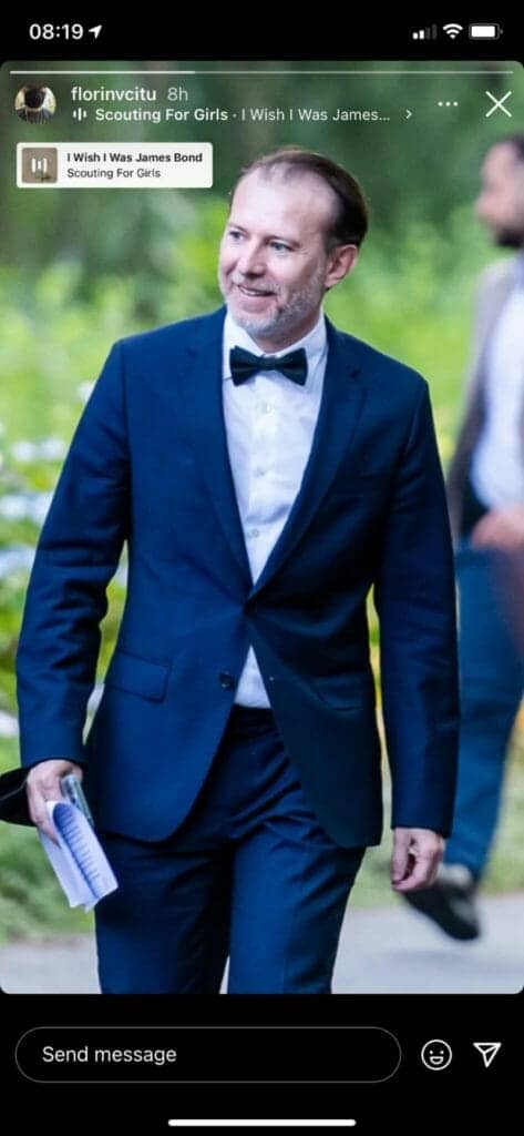 Premierul Florin Cîțu se visează James Bond