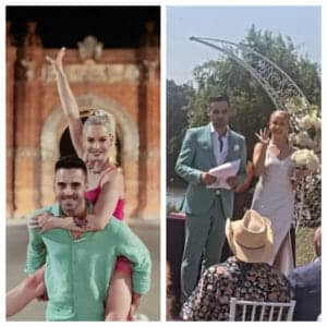 Sandra Izbașa s-a căsătorit cu Răzvan, nepotul lui Bănică jr. FOTO