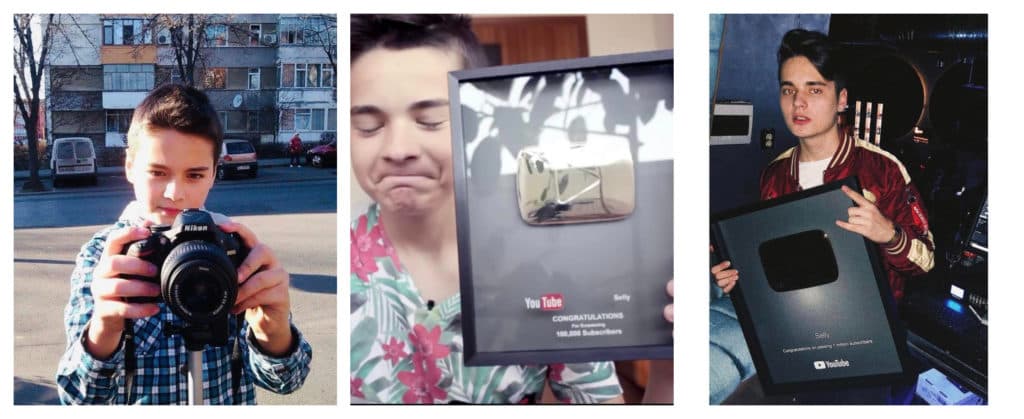 Selly sărbătorește 10 ani de vlogging, un miliard de vizualizări și încasări de milioane de euro. ”Credeți în visele voastre!” Iată cum arăta la începuturi!