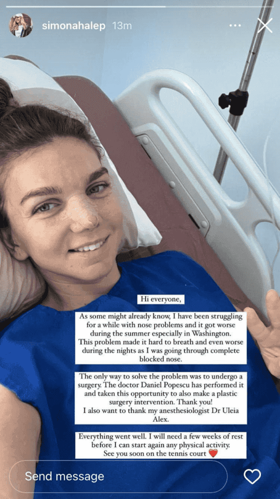 Simona Halep a ajuns pe masa de operație: "A fost singura soluție!" Anunțul sportivei