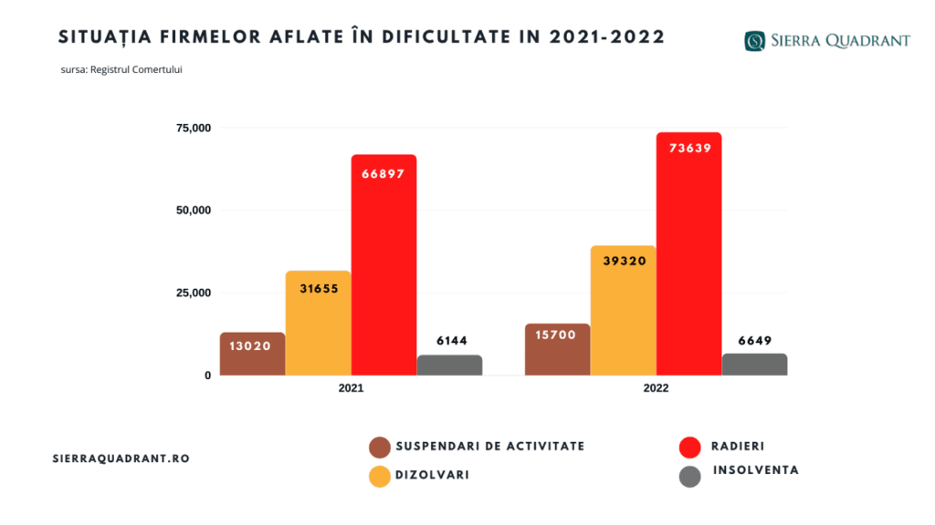 <strong>Topul celor mai riscante business-uri din România. 135.000 de firme, în pericol</strong>