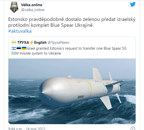 Ucraina primește sistemul de rachete Blue Spear care poate scufunda rapid întreaga flotă rusească din Marea Neagră