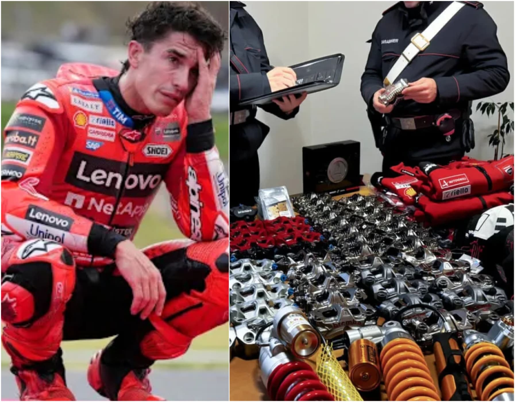 Un român a furat piese Ducati de sute de mii de euro, multe fiind ”confidențiale”. Echipau motociclete de MotoGP și Superbike