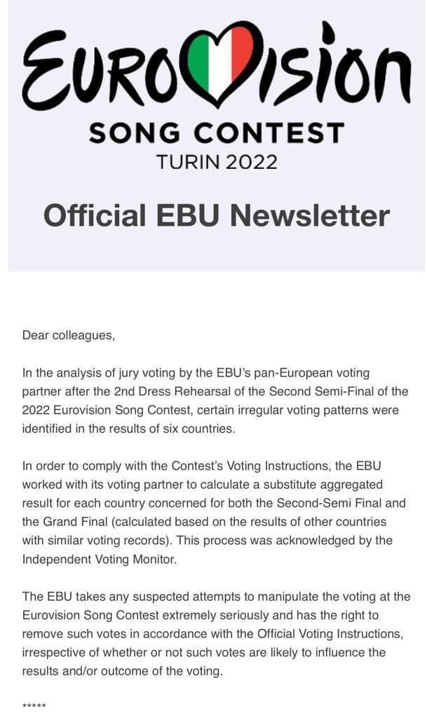 Eurovision, situaţie fără precedent! România a dat 12 puncte Moldovei, dar votul a fost anulat şi dat Ucrainei