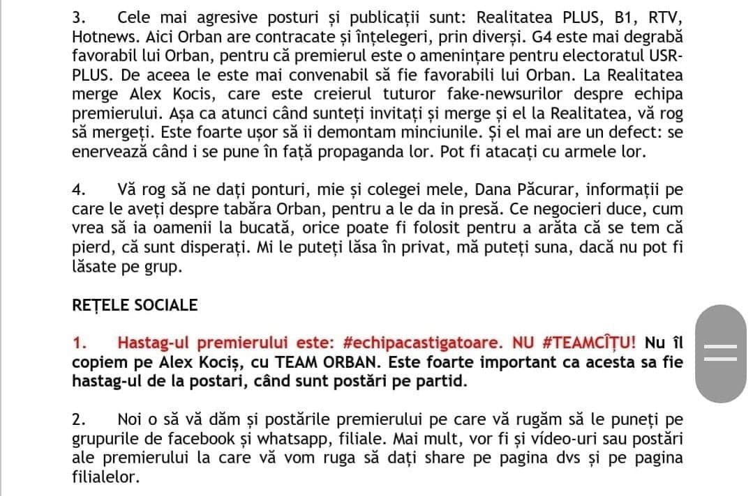 Strategia lui Cîțu: „Vă rog să ne dați ponturi despre tabăra Orban, pentru a le da în presă”