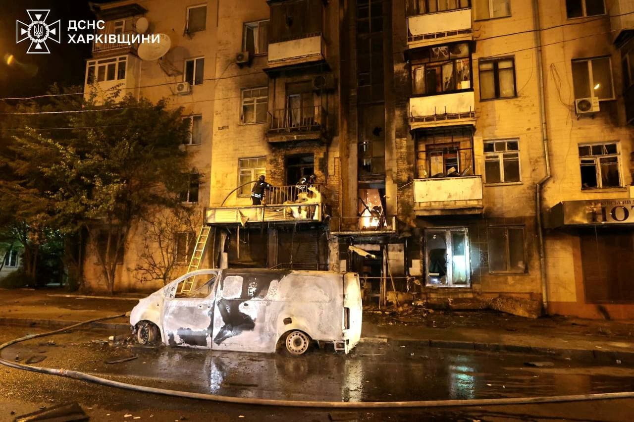 Harkov, din nou sub focul dronelor. Rusia lovește zone rezidențiale