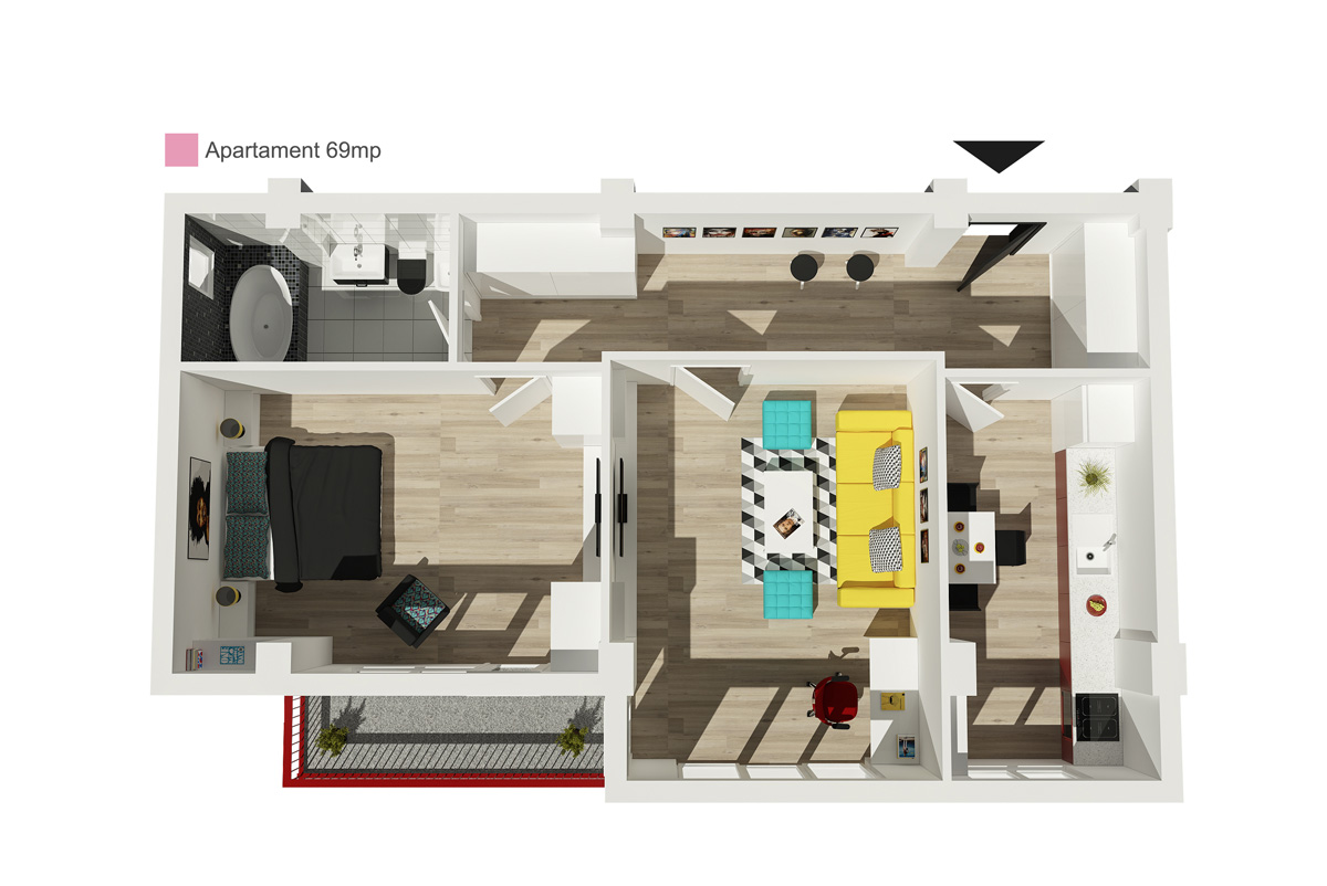 Care este diferența dintre un apartament decomandat și semidecomandat