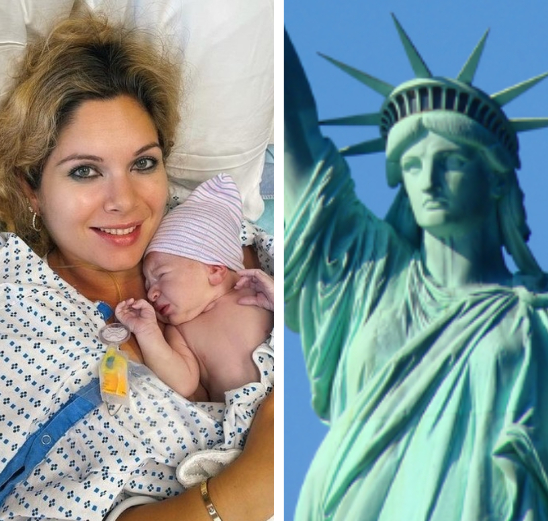 ”Nepotul” Statuii Libertății a venit pe lume, la NY. Fiul proprietarului celebrului monument este pe jumătate român