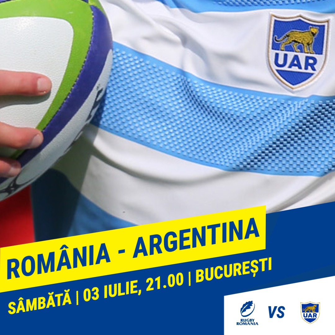 Încă un adversar de TOP pentru Stejari: România joacă cu Argentina, pe 3 iulie!