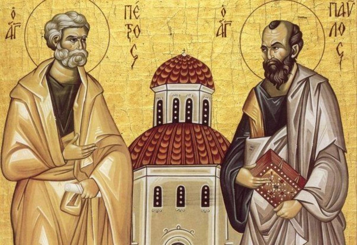 Urări în imagini de sfinții Petru și Pavel. Mesaje și felicitări virtuale pentru Whatsapp și Messenger