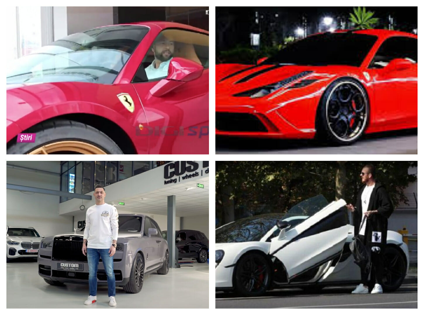 Cele mai scumpe mașini ale fotbaliștilor români! Mirel Rădoi are propriul parc auto