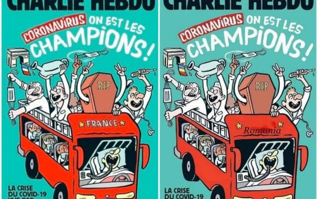 O falsă copertă Charlie Hebdo s-a viralizat! Imaginea, deși prelucrată, surprinde perfect realitatea din România